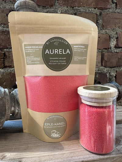 Aurela stearinlyssand Eple-Kanel