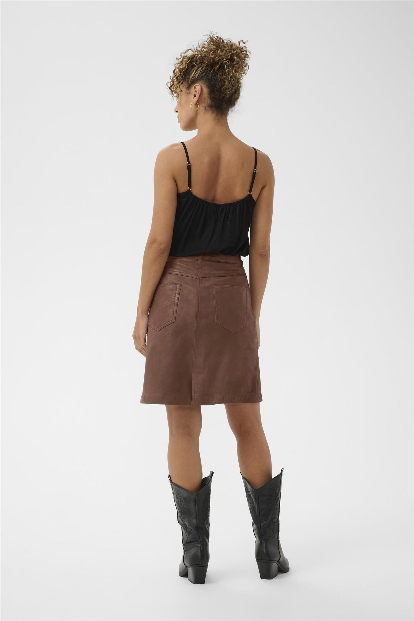 Lond Suede Skirt