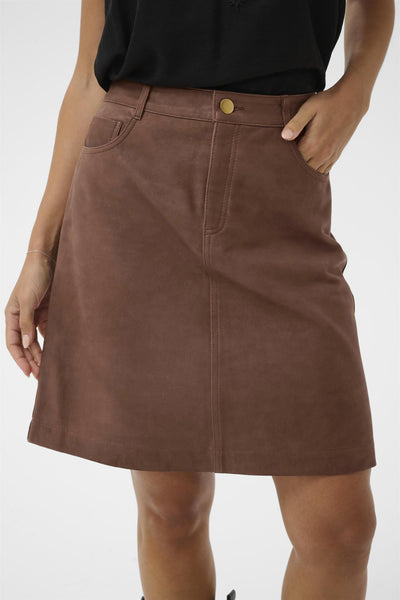 Lond Suede Skirt