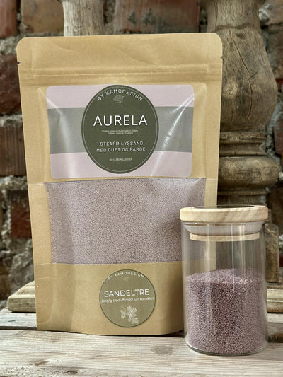 Aurela Stearinlyssand Sandeltre